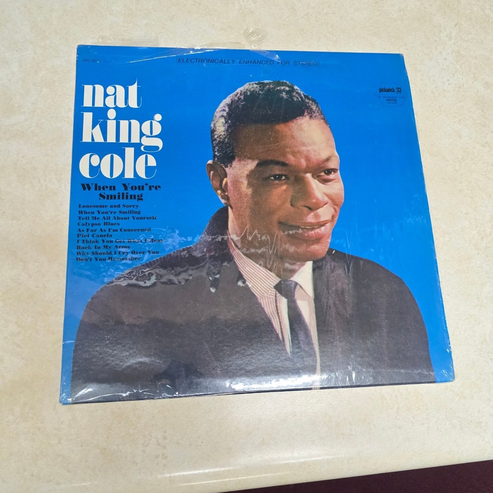 Nat King Cole When Youre Smiling Vinyl LP Pickwick SPC-3071 Stereo Jazz Pop